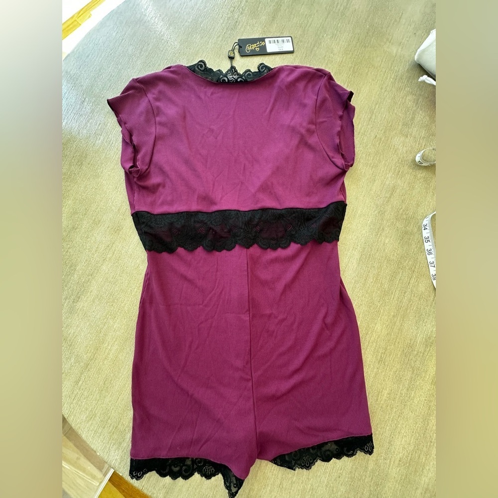 Beach bunny anise romper oxblood large Sleepwear Romper nwt - Picture 7 of 8